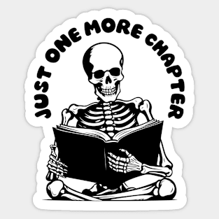 Just one more chapter Sticker